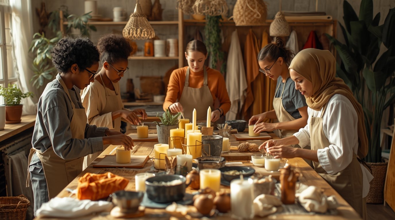 Kynttilänvalmistus työpaja